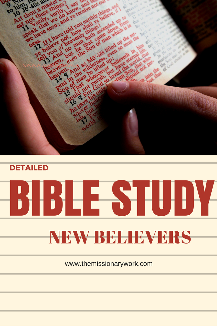 Bible Study For New Believers - Starting Your New Life Right